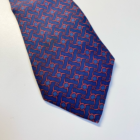 HERMES NECKTIE - 100% SILK - Picture 10 of 10